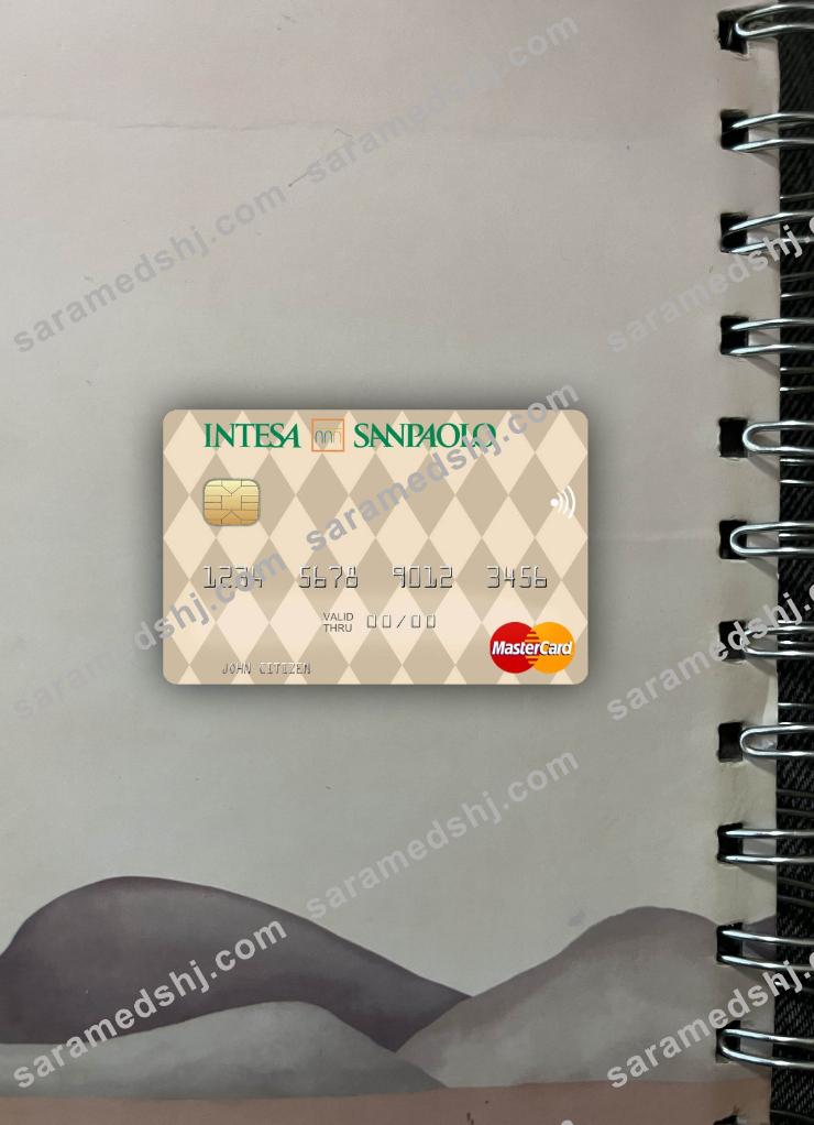 Italy Intesa Sanpaolo mastercard photolook front